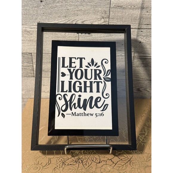 Other - Christian Bible Verse Scripture Wall Art Decor - Matthew 5:16